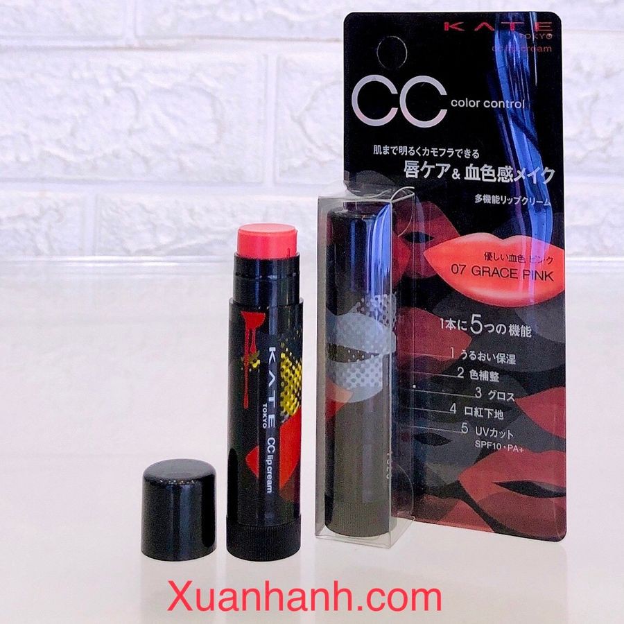 Son dưỡng có màu Kanebo Kate CC Lip dưỡng ẩm căng mọng, bảo vệ môi