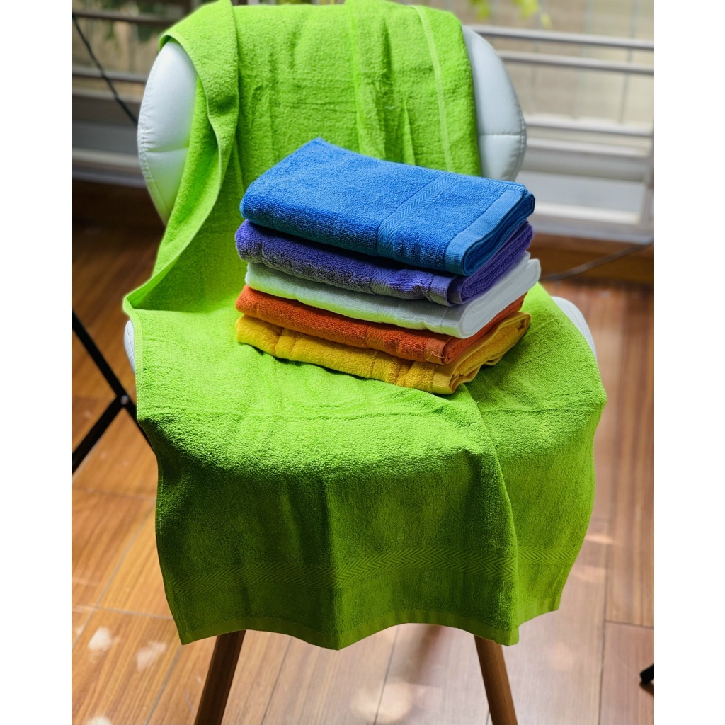 Combo 20 khăn tắm màu Tân Thịnh, KT 50x100cm