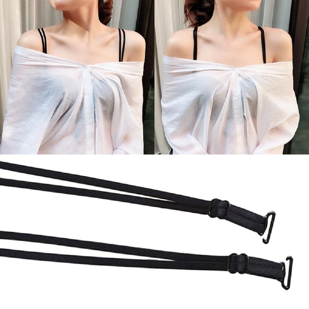 Dây Áo Ngực Màu Trơn Co Giãn Chống Trượt