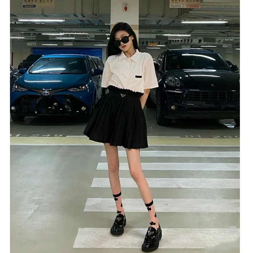 Giày Lười Da Không Hộp Mới Cho Nữ