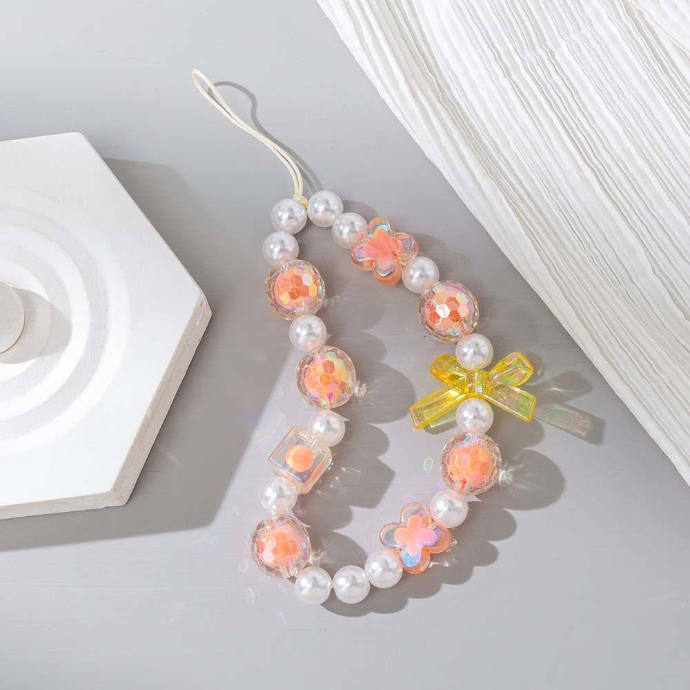 Dây Đeo Điện Thoại Màu Kẹo Ngọt Thủ Công Chống Thất Lạc