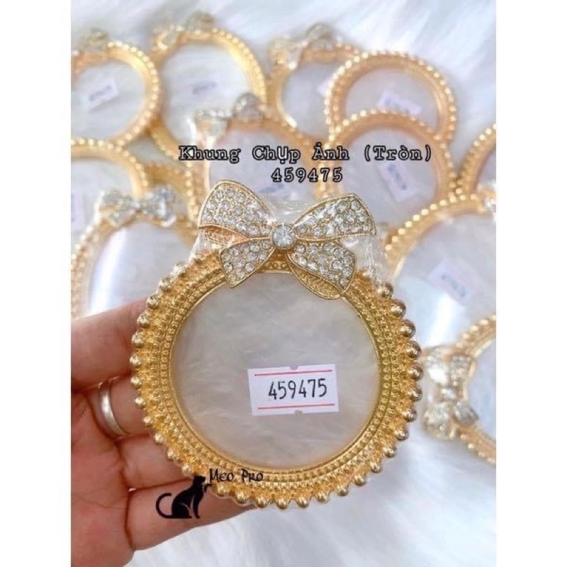 Khung nơ chụp ảnh mẫu nail, charm ,pha màu trang trí móng