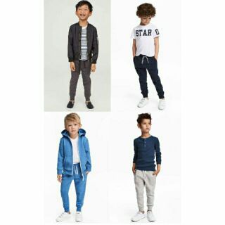 Quần nỉ jogger H&M xuất xịn