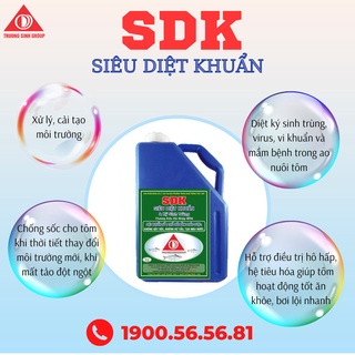 Diệt khuẩn, diệt ký sinh trùng cho ao nuôi tôm cá - Thuốc Thủy Sản SDK