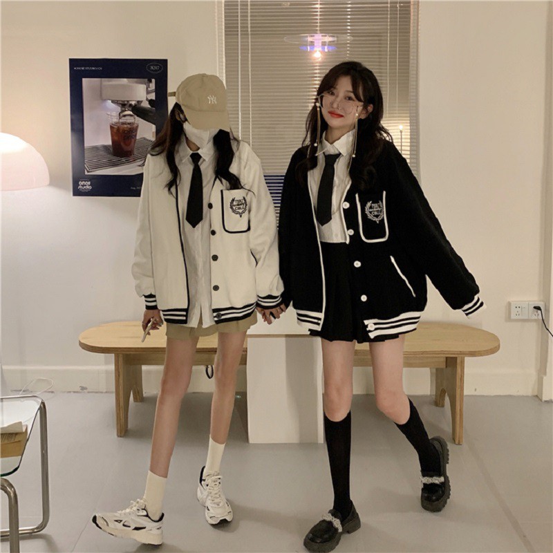 Áo khoác cardigan túi ngực TESENE bo viền_VIETSTAR | BigBuy360 - bigbuy360.vn