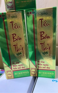 Tiêu Ban Thuỷ Chai 150ml