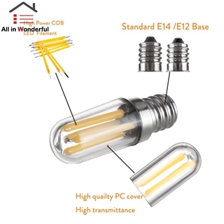 Bóng Đèn LED T20 E14 E12 Gắn Tủ Lạnh