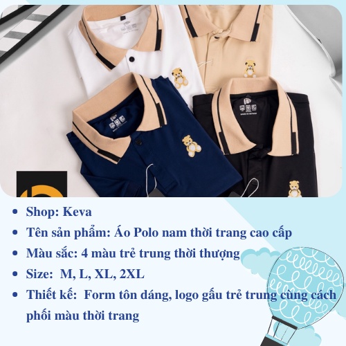 Áo Polo Nam Nữ Đẹp Có Cổ Bẻ Cao Cấp, Áo Phông Nam Nữ Cotton Form Rộng Dáng Basic Đủ Big Size, Keva