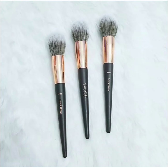 Cọ Phủ Phấn &amp; Má Hồng Đầu Tròn Vacosi Blush &amp; Powder Brush M27