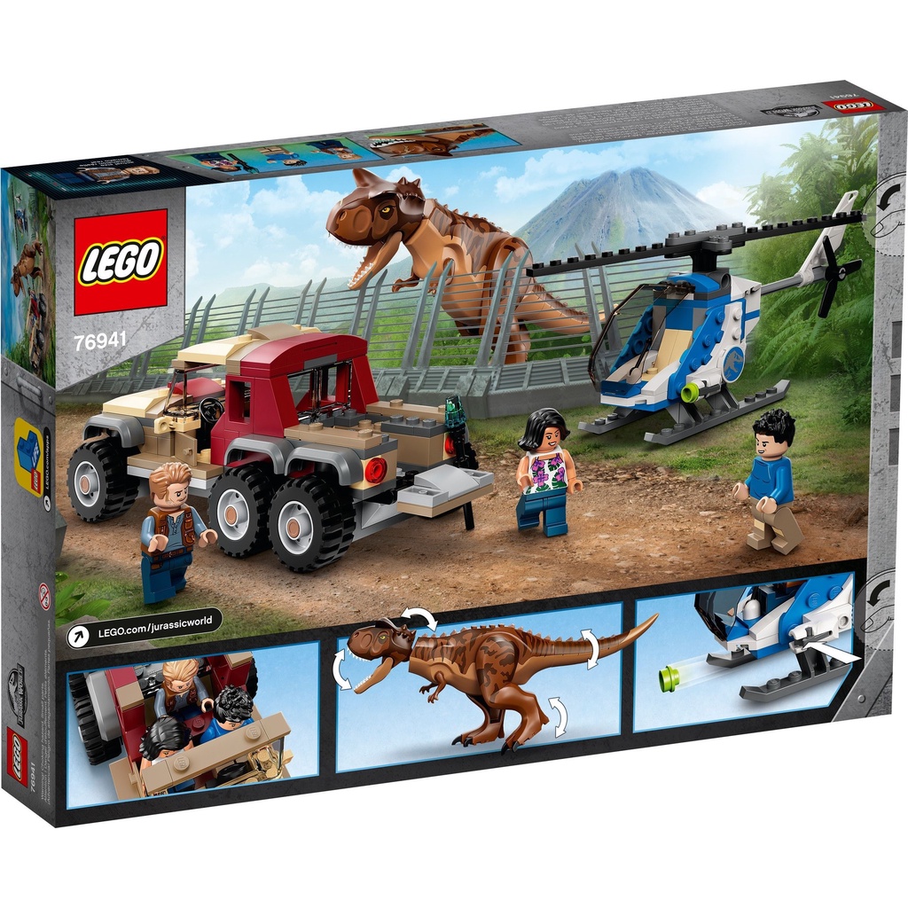 LEGO Jurassic World 76941 Truy đuổi khủng long Carnotaurus