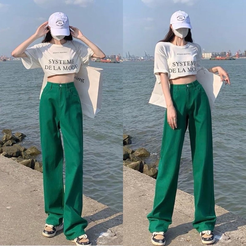 Quần kaki suông combo 3 cái   400