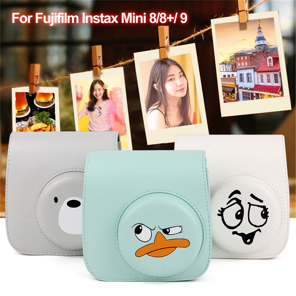 Bao da PU đựng máy ảnh Fujifilm Instax Mini 8 / 8 + / 9