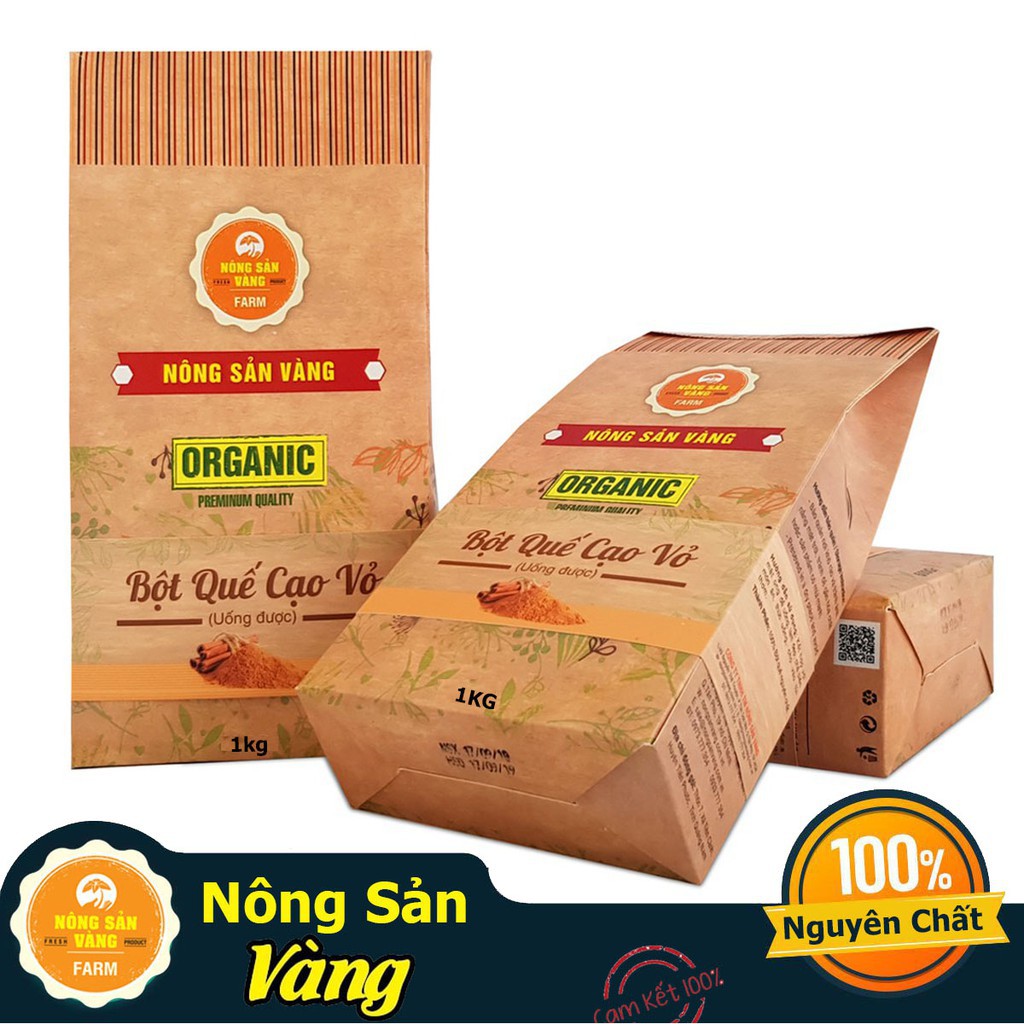 [Hot]Bột quế cạo vỏ 1kg ( Nông Sản Vàng ) - Đơn hàng trên 250k được tặng hủ Mật Ong 140g (trị giá 39k)