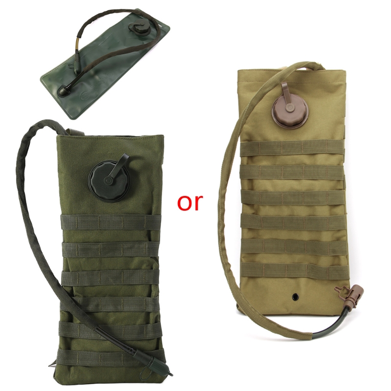 ★yong♣  2.5L Molle Military Hydration Backpack Cycling Hiking Camping Riding Water Bag