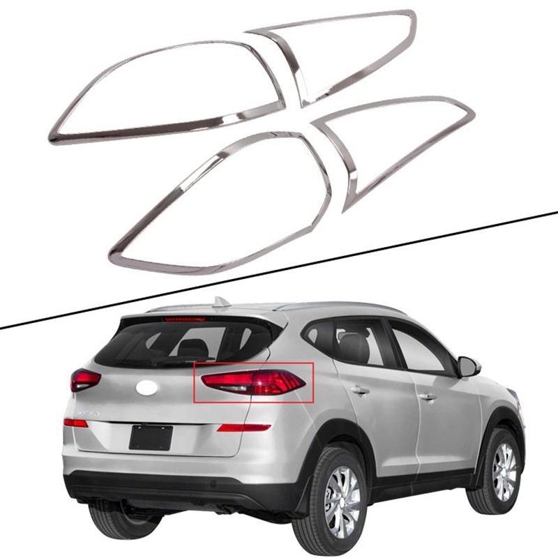 Bộ 4 Khung Bảo Vệ Đèn Đuôi Xe Hơi Hyundai Tucson 2019