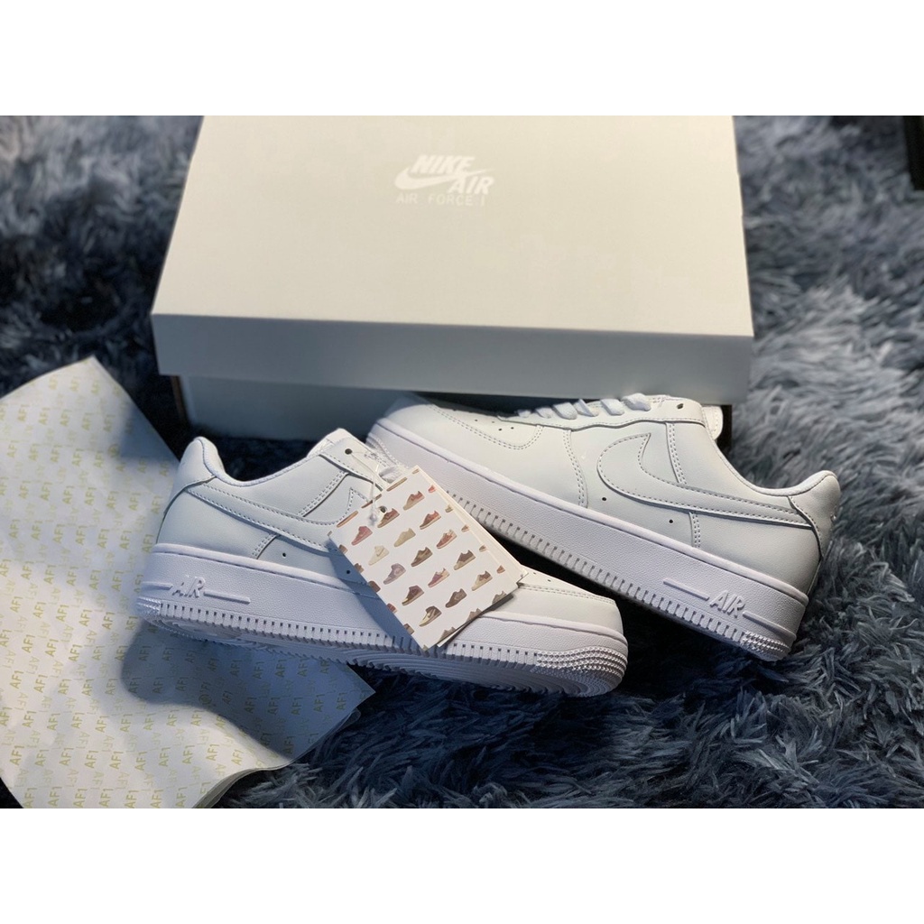Giày AF1 trắng, Giày Sneaker Air Force 1 full white dễ phối đồ cho cả nam và nữ cực hot 2022 Full Box + Bill | BigBuy360 - bigbuy360.vn