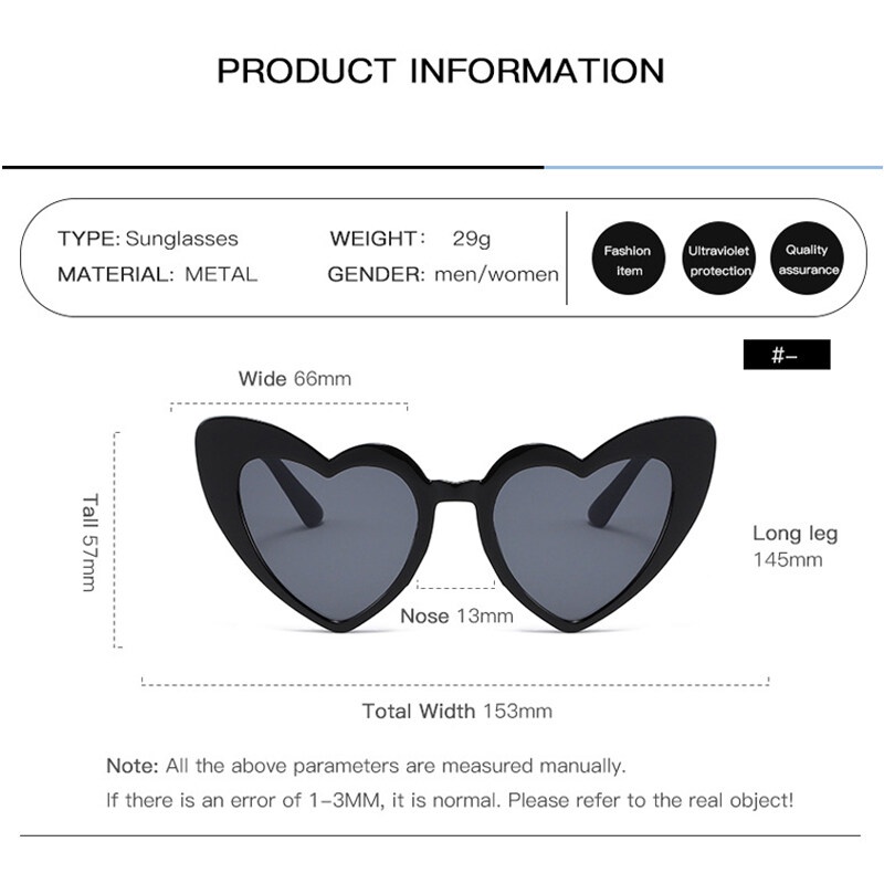 Kính Mát Hình Trái Tim Thời Trang 2022