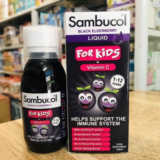 Sambucol for Kids, Siro tăng đề kháng 120ml cho bé từ 1-12 tuổi (sambucol)