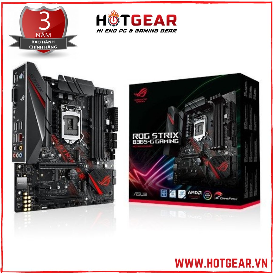 Bo mạch chủ ASUS ROG STRIX B365-G GAMING mới chính hãng