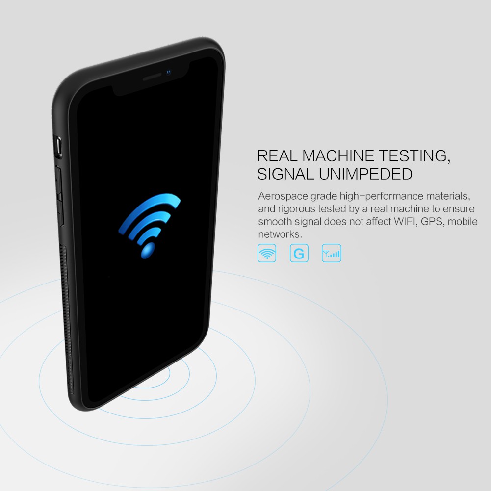 Ốp điện thoại NILLKIN bằng sợi carbon + nhựa PP cho iPhone XS Max