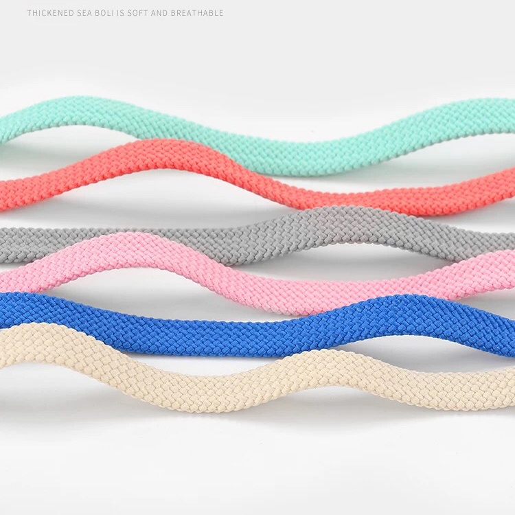 1 Cặp Dây Buộc Giày Thể Thao Dày Dặn Màu Trơn Kiểu Cổ Điển 100/120/140/160cm