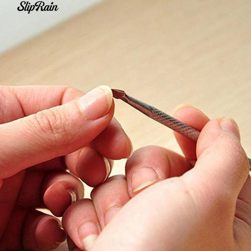 [Hàng mới về] Dụng cụ đẩy móng hai đầu bằng thép không gỉ chuyên dụng tiện lợi