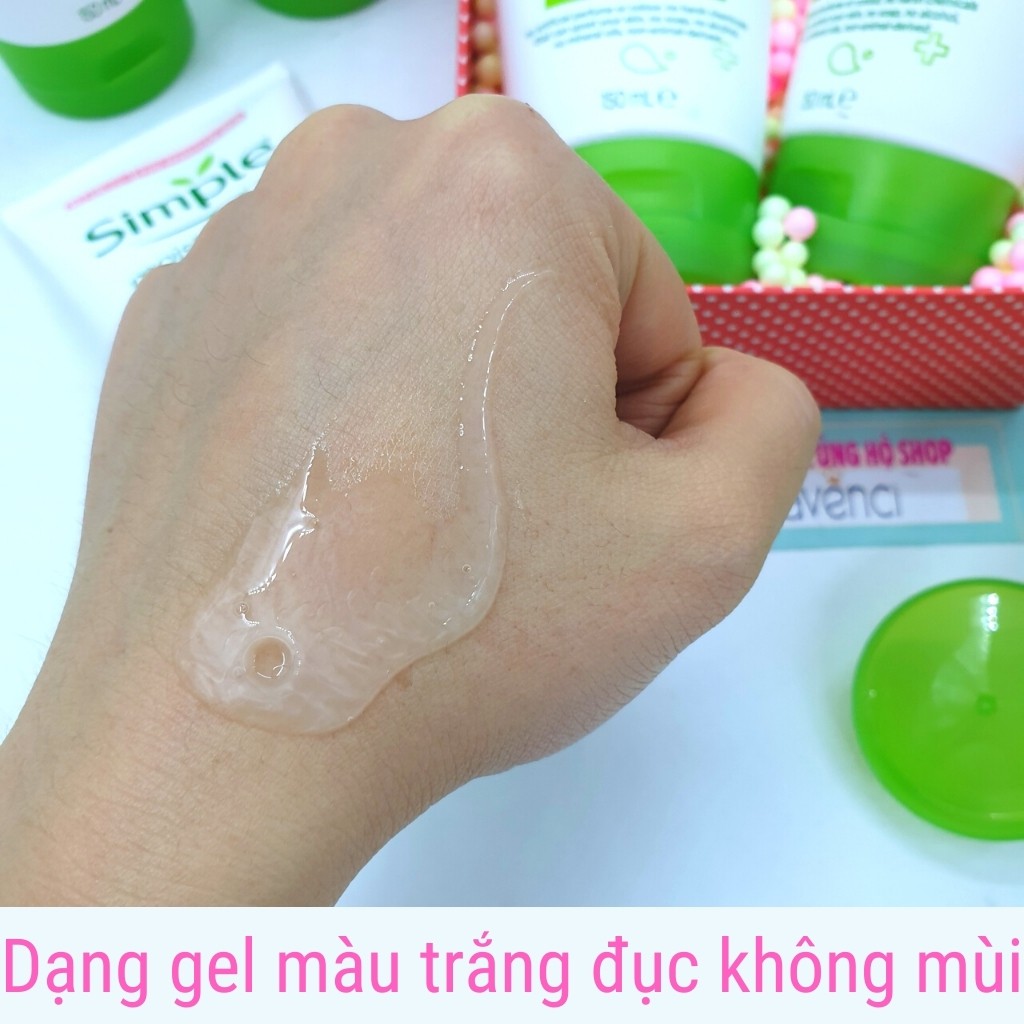 Sữa rửa mặt SIMPLE Moisturising Facial Wash làm sạch sâu dưỡng ẩm kiềm dầu (150ml)