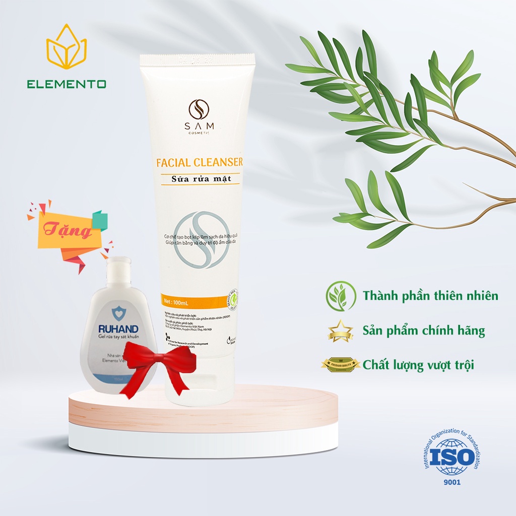 Sữa Rửa Mặt Thiên Nhiên SAM Cosmetic 100ML - Sữa Rửa Mặt Dành Cho Da Nhạy Cảm