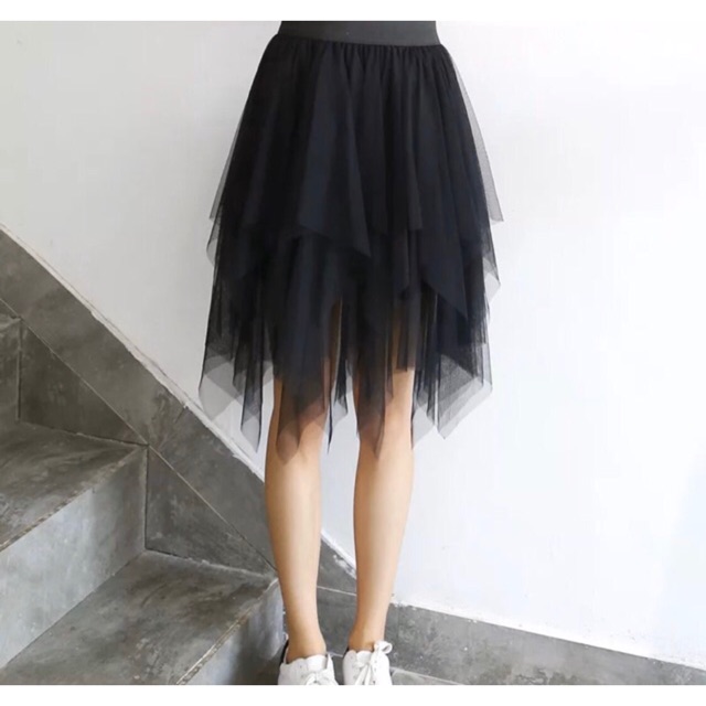 [HÌNH_THẬT_CUỐI] Chân váy lưới tua rua