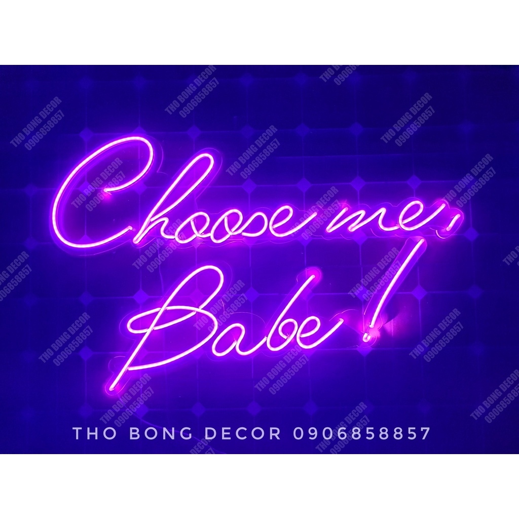 Đèn Led Neon Sign : Slogan  - nhận thiết kế theo yêu cầu!