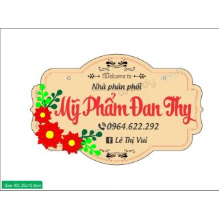 BẢNG GỖ TÊN SHOP, BÁN HÀNG ONLINE, ĐẠO CỤ CHỤP ẢNH, DECOR TREO SHOP