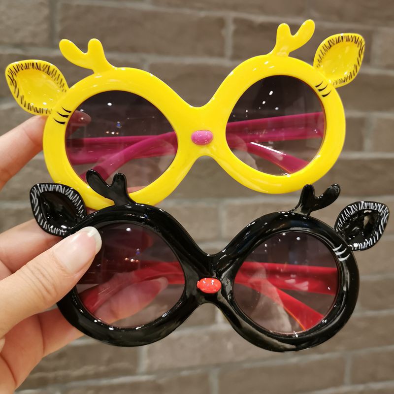 Children's Sunglasses Summer Girl Ink Glasses Cartoon Modeling Glasses Anti-Uv Baby Boys Sunshade