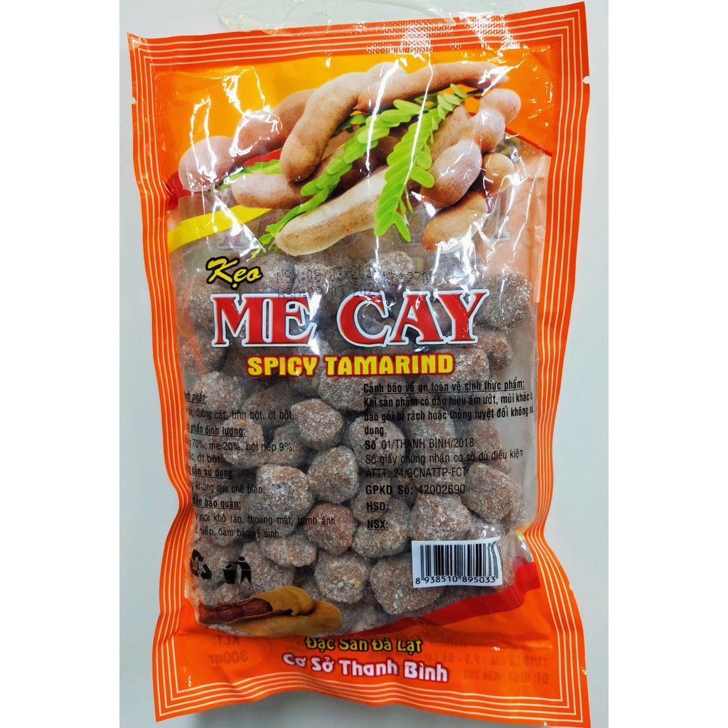 Set mix Kẹo me - kẹo dâu tây - kẹo dâu tắm đặc sản và chính gốc Đà Lạt - 600g