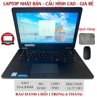 Laptop Dell Latitute E7270 - I5 6300U Ram 8Gb SSD 128Gb