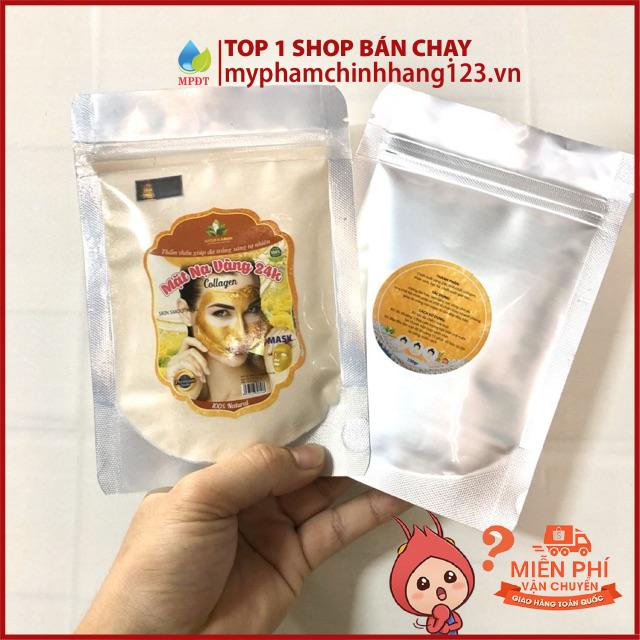 100gr Mặt nạ vàng collagen 24k cấp ẩm, dưỡng da giúp da căng mịn ngăn ngừa nám