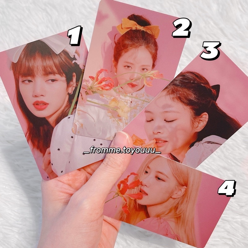 BLACKPINK Welcoming Collection thẻ ảnh photocard chính hãng