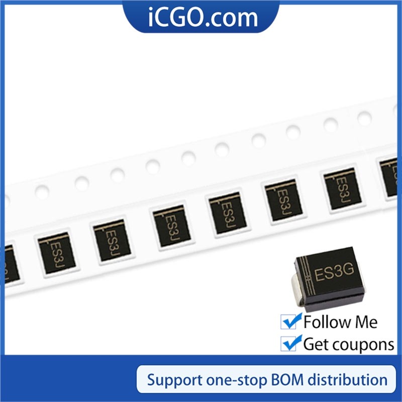 20 Chiếc SMD Nhanh Chỉnh Lưu Diode ES3D ES3JBF ES2G ES3J ES2J ES2D ES3G 1A 2A 50V 100V 150V 200V 300