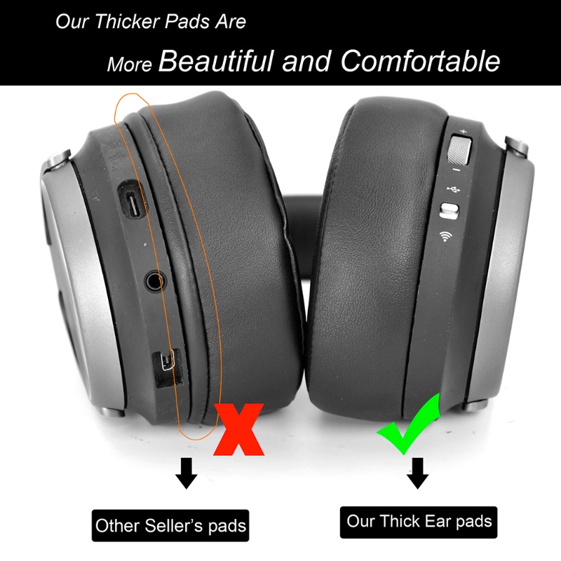 Đệm Xốp Bọc Đầu Tai Nghe Thay Thế Cho Corsair Virus RGB Không Dây SE