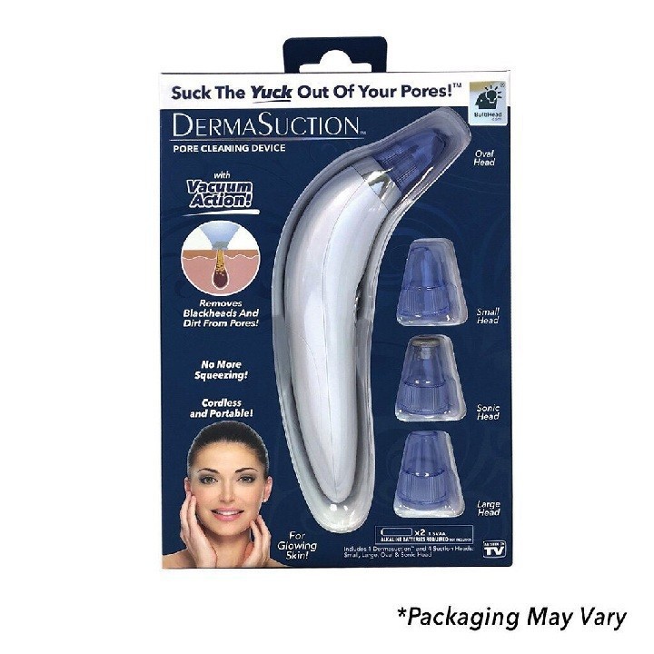 Máy Hút Mụn Cầm Tay Derma Suction Cao Cấp VỎ XANH NHIỀU ĐẦU