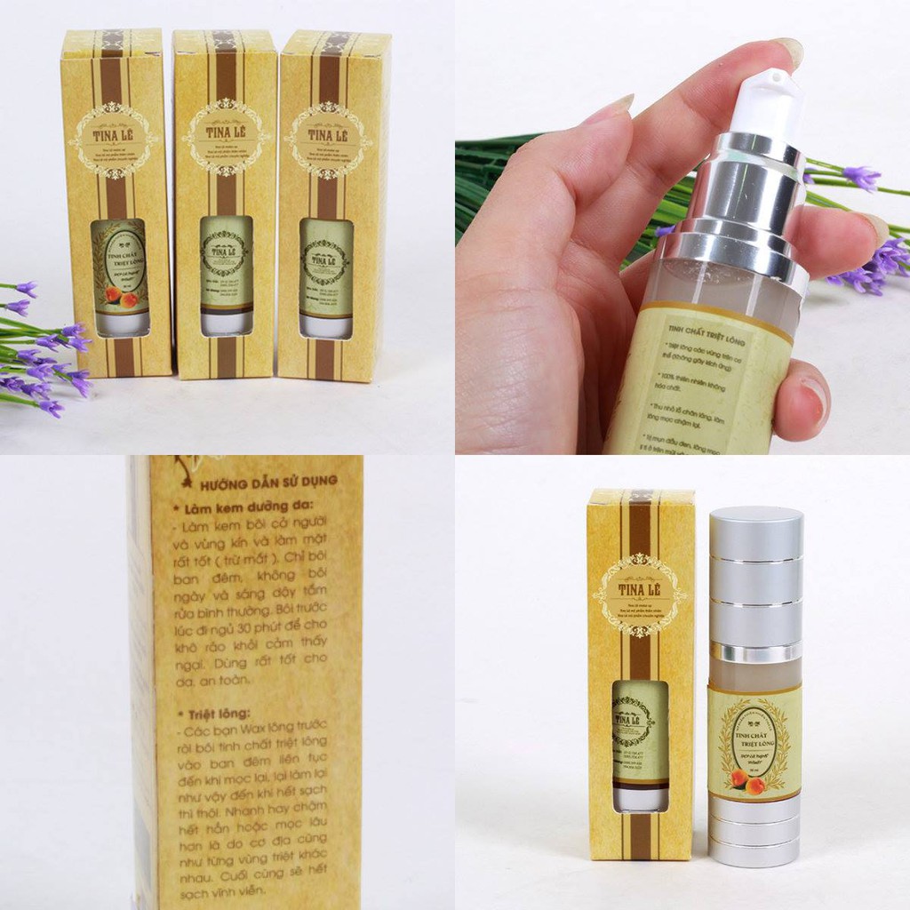 Tinh chất triệt lông Tina Lê | BigBuy360 - bigbuy360.vn