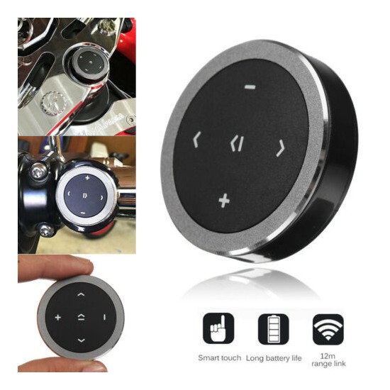 Popular Car Wireless bluetooth Media Button Music Player Steering Wheel Remote Control