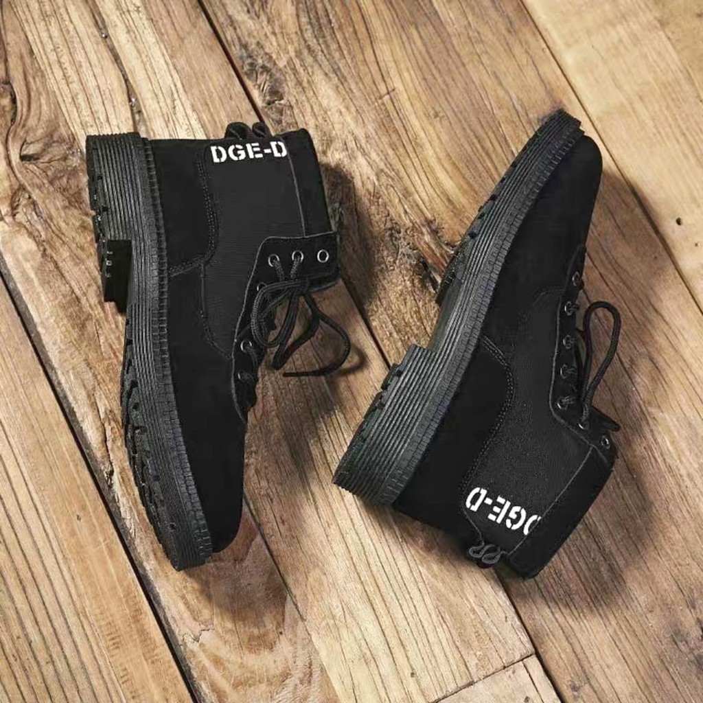 Giày bốt nam da lộn kaki DGD-E bền màu - giữ form lâu - bán chạy số 1 | BigBuy360 - bigbuy360.vn