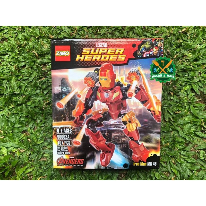 Mô Hình Lego Nhân Vật Siêu Anh Hùng Ironman Thor Sni 9000a