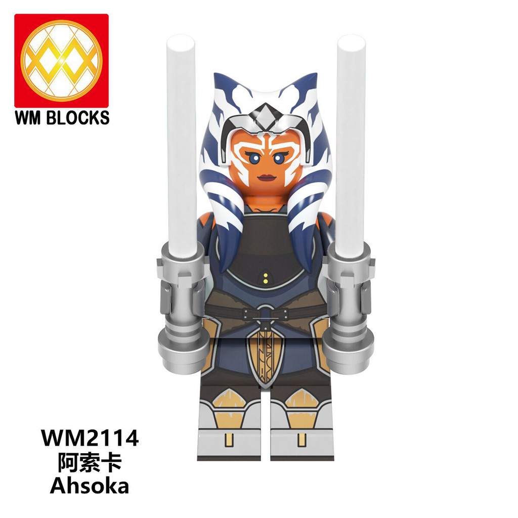 Minifigure Mẫu Nhân Vật Ahsoka Trong Star Wars Mẫu Mới Nhất WM2113 WM2114