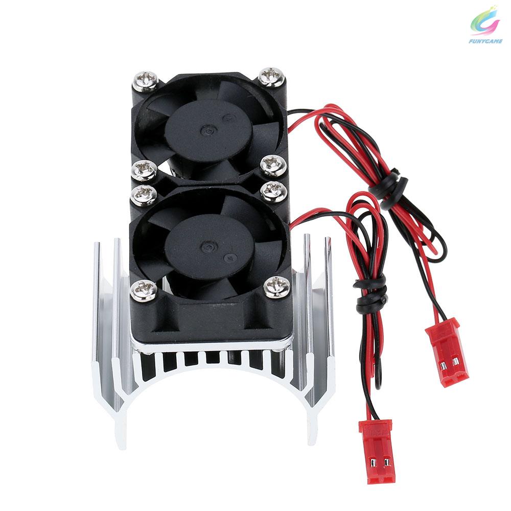 Động Cơ Tản Nhiệt Fy 7019 Kèm Hai Quạt Làm Mát Cho Xe Hơi Điều Khiển Từ Xa Hsp Rc 540 / 550 3650 Motor