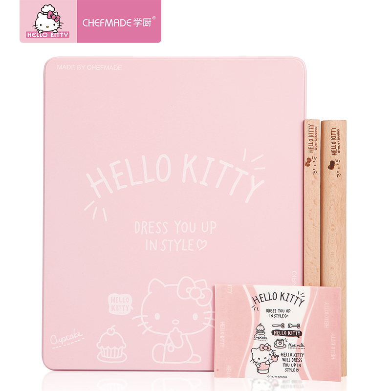 CHEFMADE Set 4 Khuôn Làm Bánh Không Dính Hình Hello Kitty Kt7017