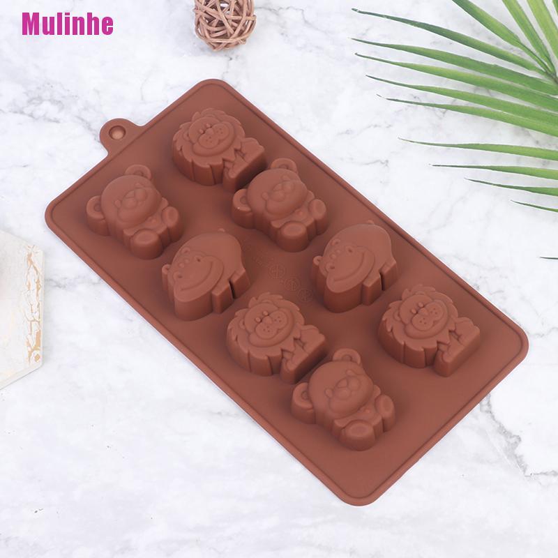 Khuôn Silicone Tạo Hình Động Vật Dễ Thương Làm Bánh Xà Phòng Tiện Dụng