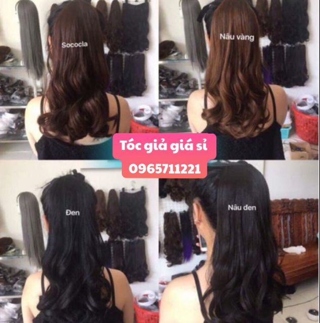 Tóc giả nữ cột ❤️❤️ FREESHIP ❤️❤️ cột xoăn siêu cá tính c35