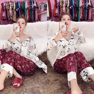 Bộ pijama lụa