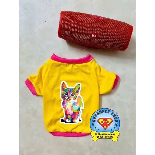 ÁO THÚ CƯNG MÈO 7 MÀU ĐỨNG SIÊU XINH GIÁ RẺ